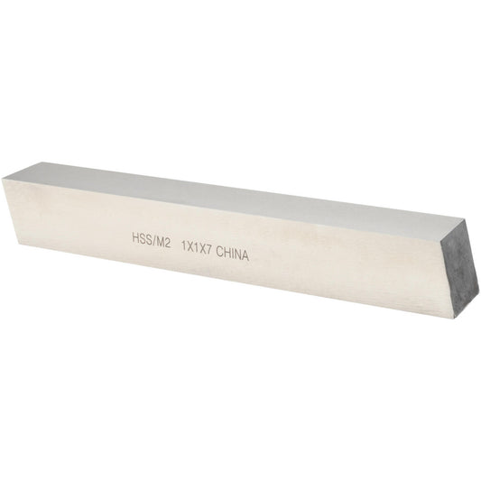 Value Collection 360-0179 Tool Bit Blank 1" Wide, 1" High, 7" OAL, M2 High Speed Steel, Square