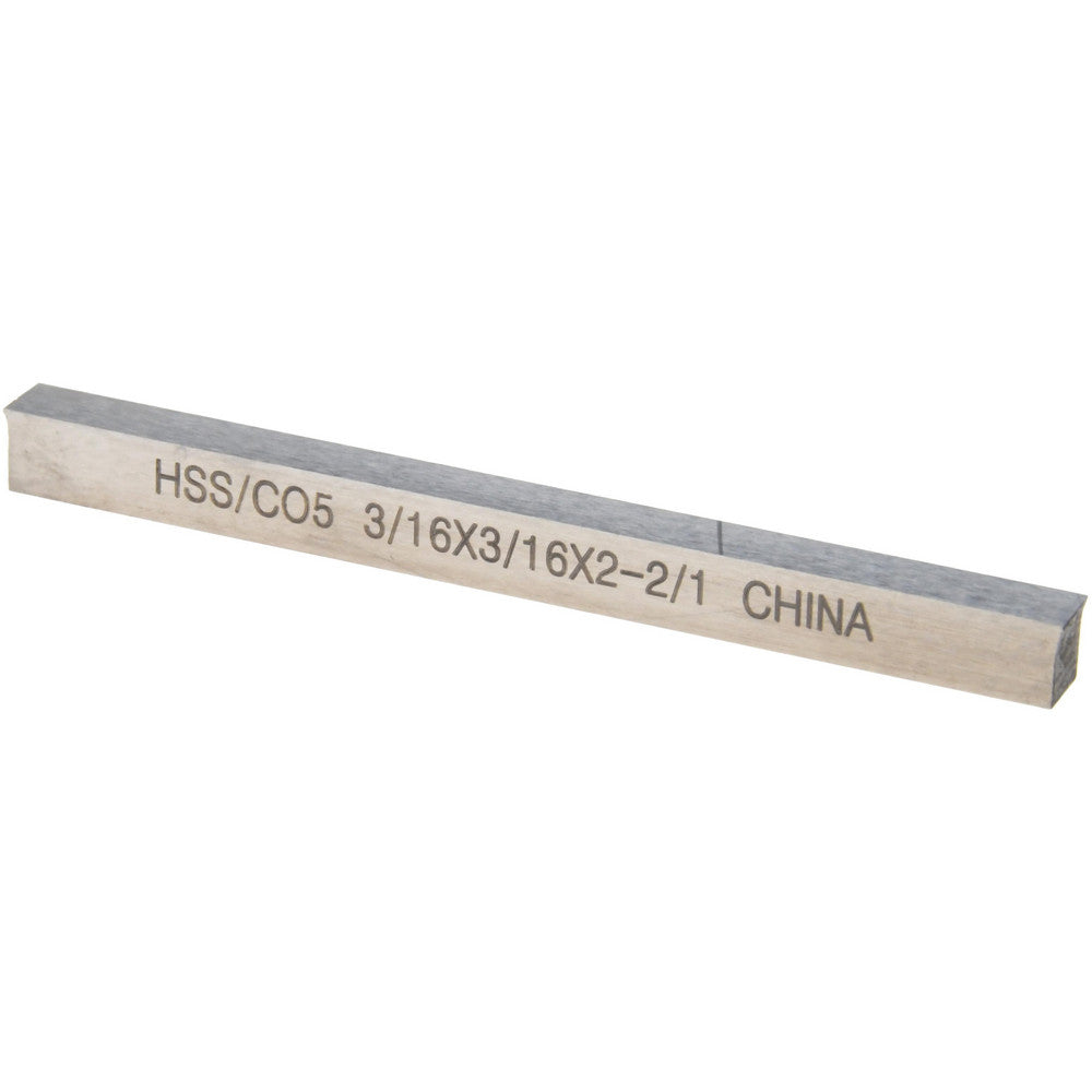 Value Collection 460-0021 Tool Bit Blank 3/16" Wide, 3/16" High, 2-1/2" OAL, M35 Cobalt, Square