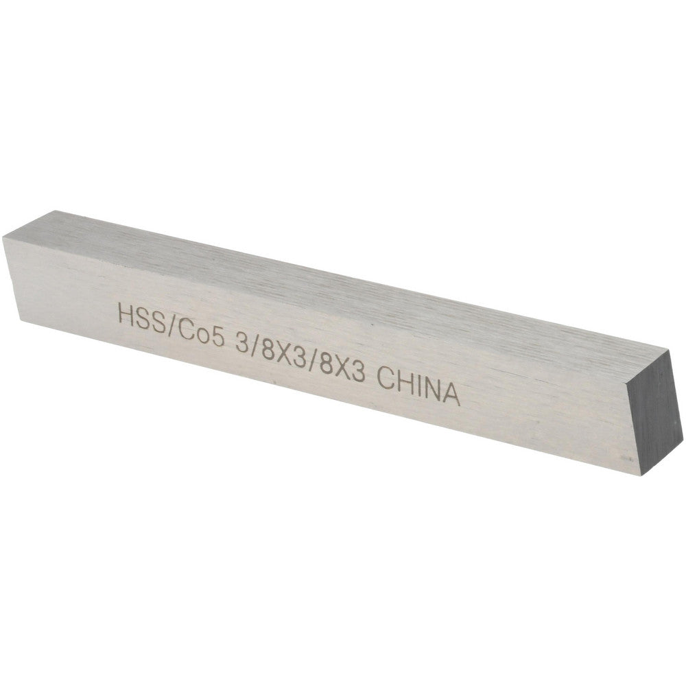 Value Collection 460-0067 Tool Bit Blank 3/8" Wide, 3/8" High, 3" OAL, M35 Cobalt, Square