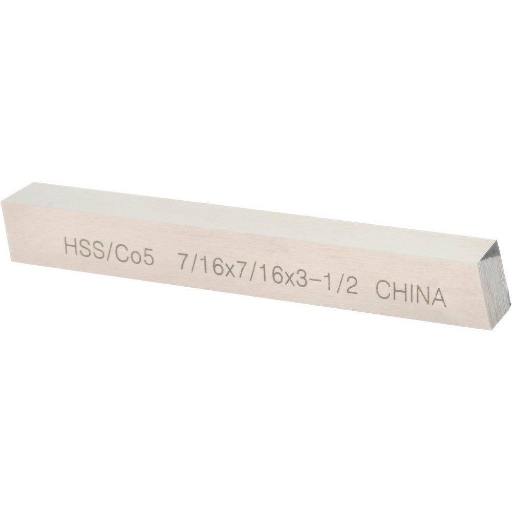 Value Collection 460-0090 Tool Bit Blank 7/16" Wide, 7/16" High, 3-1/2" OAL, M35 Cobalt, Square