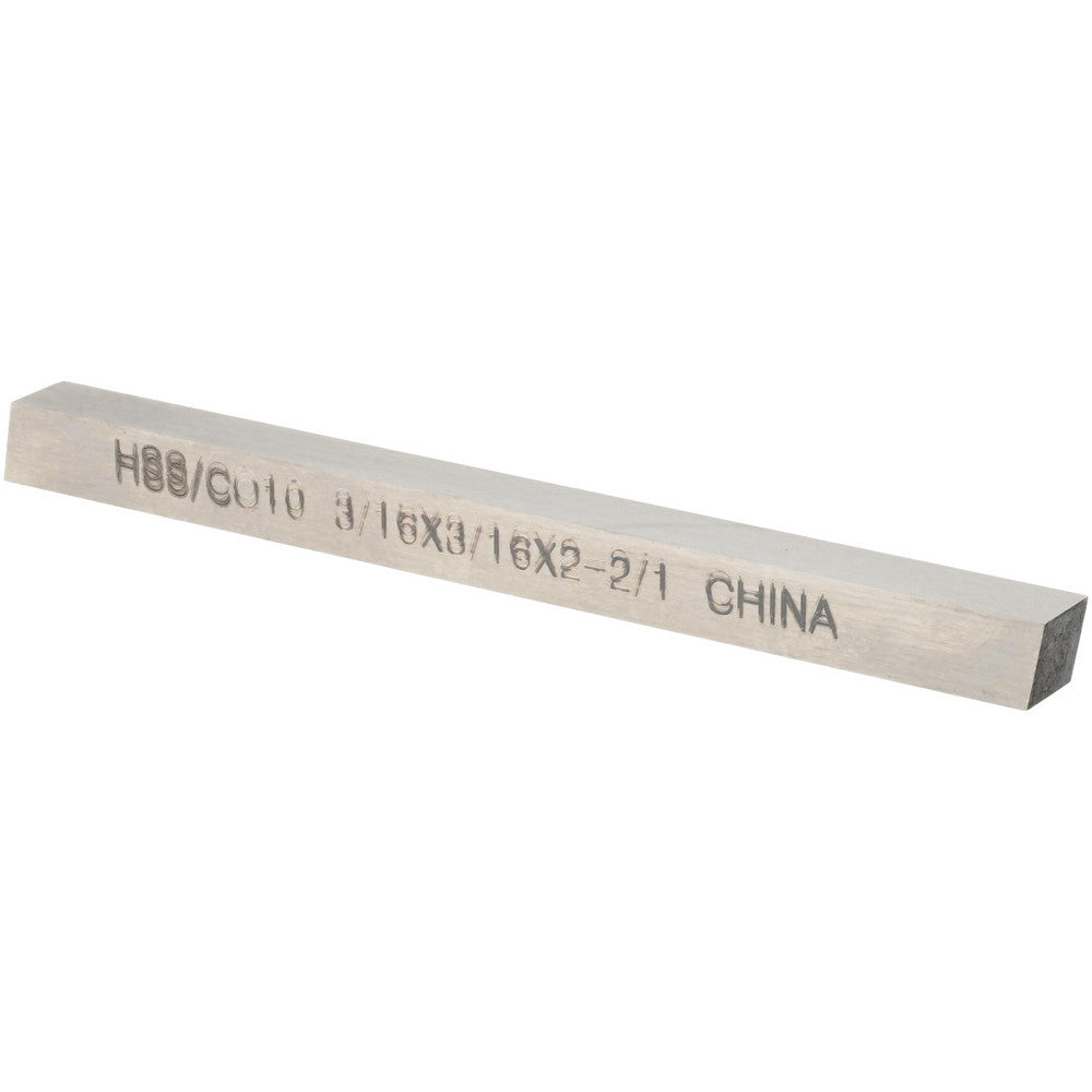 Value Collection 460-10214 Tool Bit Blank 3/16" Wide, 3/16" High, 2-1/2" OAL, M35 Cobalt, Square