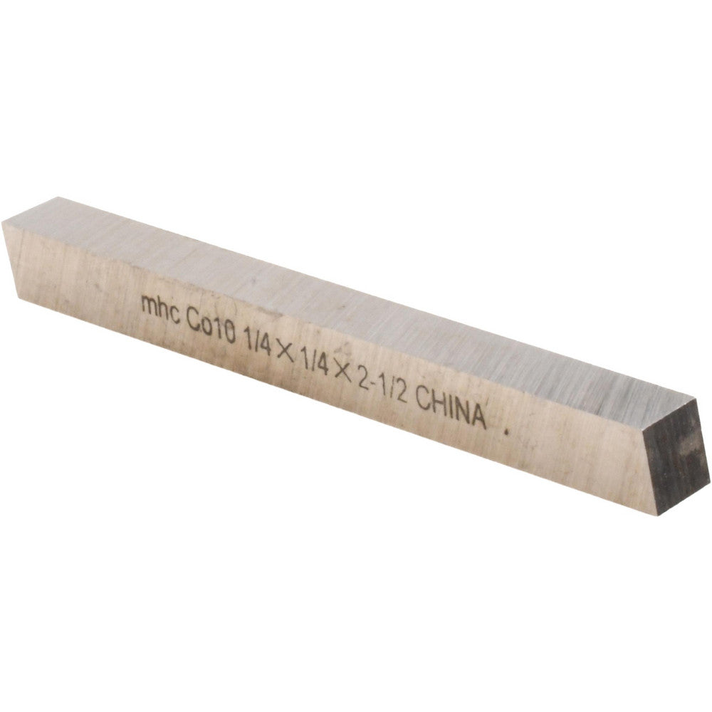 Value Collection 460-10334 Tool Bit Blank 1/4" Wide, 1/4" High, 2-1/2" OAL, M35 Cobalt, Square