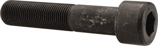 Value Collection 581691BR Hex Socket Cap Screw 1-12, 5" Length Under Head, Alloy Steel, Black Oxide Finish