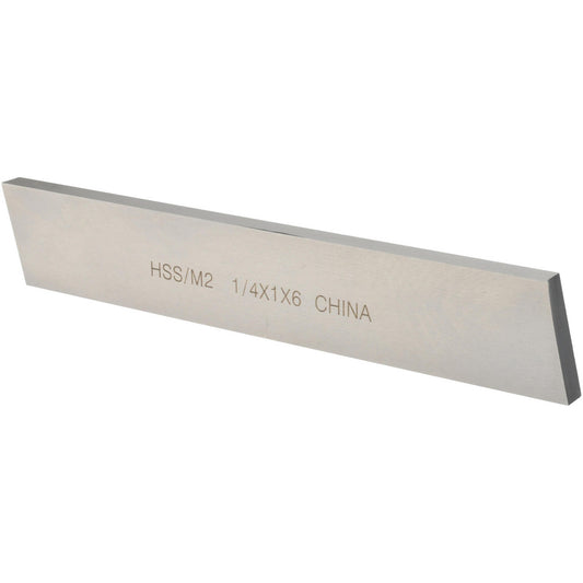 Value Collection 361-0045 Tool Bit Blank 1/4" Wide, 1" High, 6" OAL, M2 High Speed Steel, Rectangle