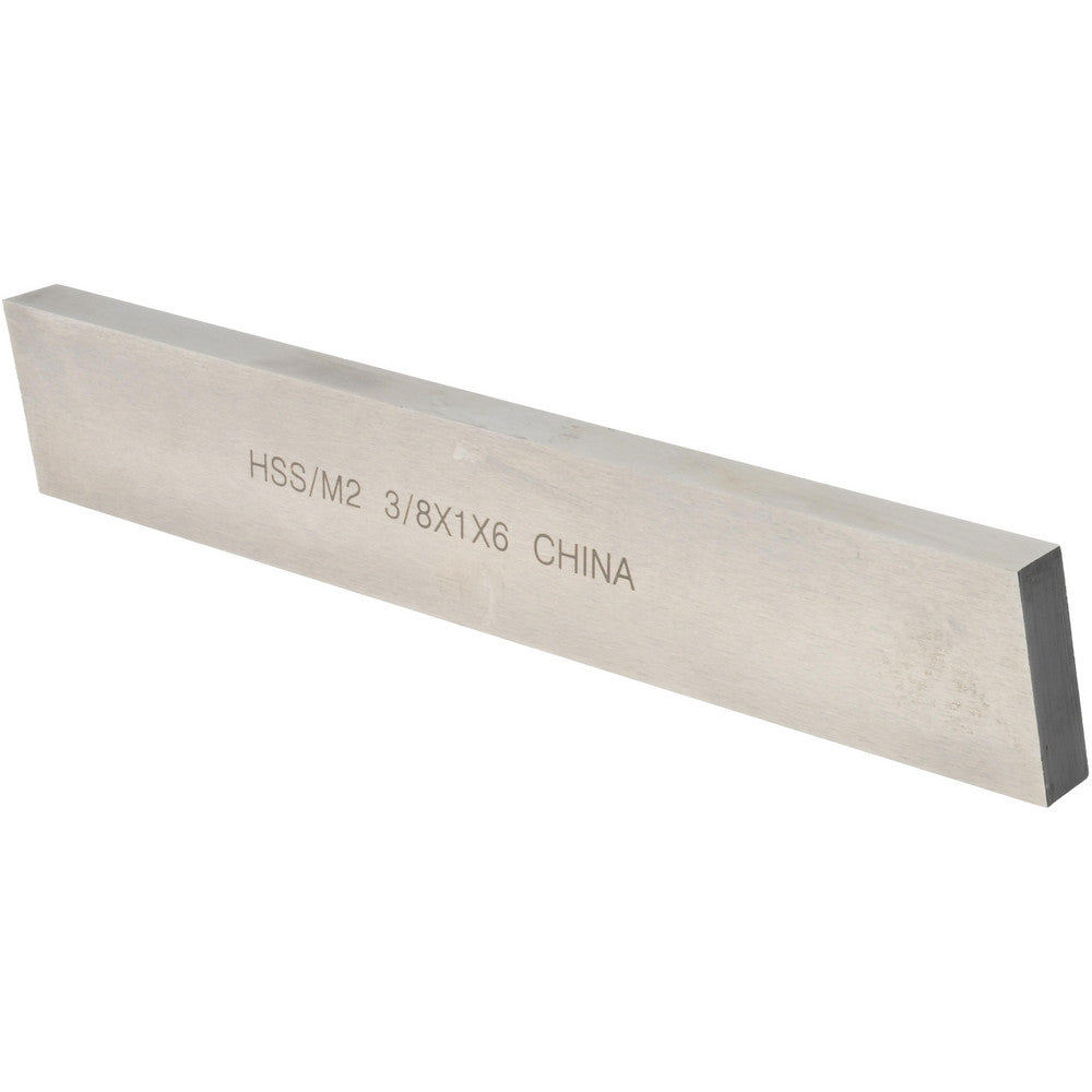 Value Collection 361-0110 Tool Bit Blank 3/8" Wide, 1" High, 6" OAL, M2 High Speed Steel, Rectangle