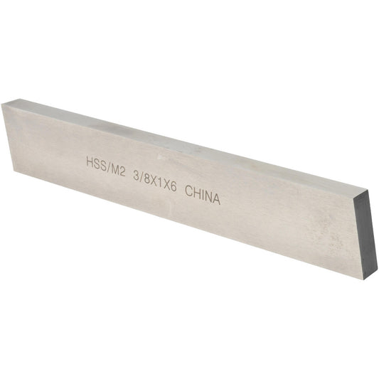 Value Collection 361-0110 Tool Bit Blank 3/8" Wide, 1" High, 6" OAL, M2 High Speed Steel, Rectangle