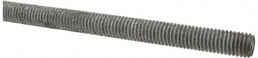 ALL AMERICA THREADED PRODUCTS 85116 General-Purpose Threaded Rod 1/2-13, 6' OAL, Low-Carbon Steel, Hot-Dipped Galvanized Finish