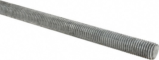 ALL AMERICA THREADED PRODUCTS 85146 General-Purpose Threaded Rod 3/4-10, 6' OAL, Low-Carbon Steel, Hot-Dipped Galvanized Finish