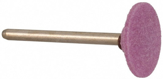 Grier Abrasives B70-P-26251 Mounted Point 1/8" Thick, 1/8" Shank Dia, B70, 80 Grit, Medium