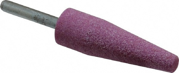 Grier Abrasives A1-P-26176 Mounted Point 2-1/2" Thick, 1/4" Shank Dia, A1, 60 Grit, Medium