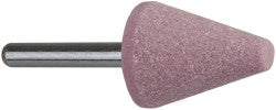 Grier Abrasives A2-P-26467 Mounted Point 1-1/4" Thick, 1/4" Shank Dia, A2, 60 Grit, Medium
