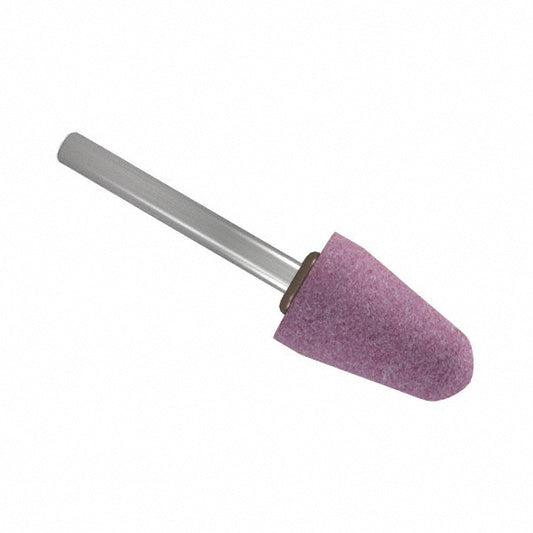 Grier Abrasives A5-P-26179 Mounted Point 1-1/8" Thick, 1/4" Shank Dia, A5, 60 Grit, Medium