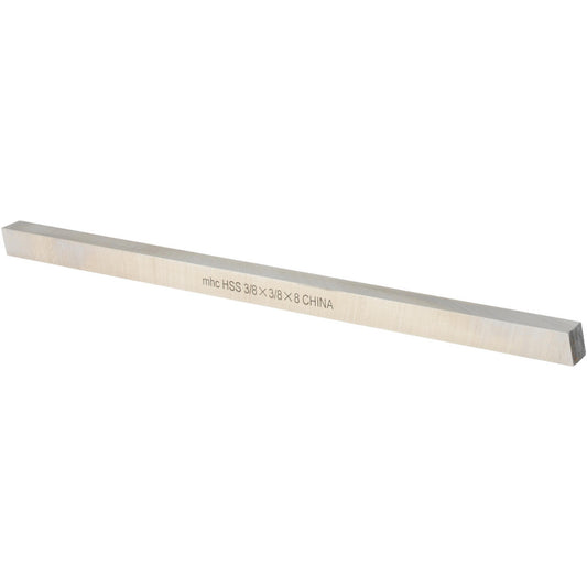 Value Collection 360-0073 Tool Bit Blank 3/8" Wide, 3/8" High, 8" OAL, M2 High Speed Steel, Square