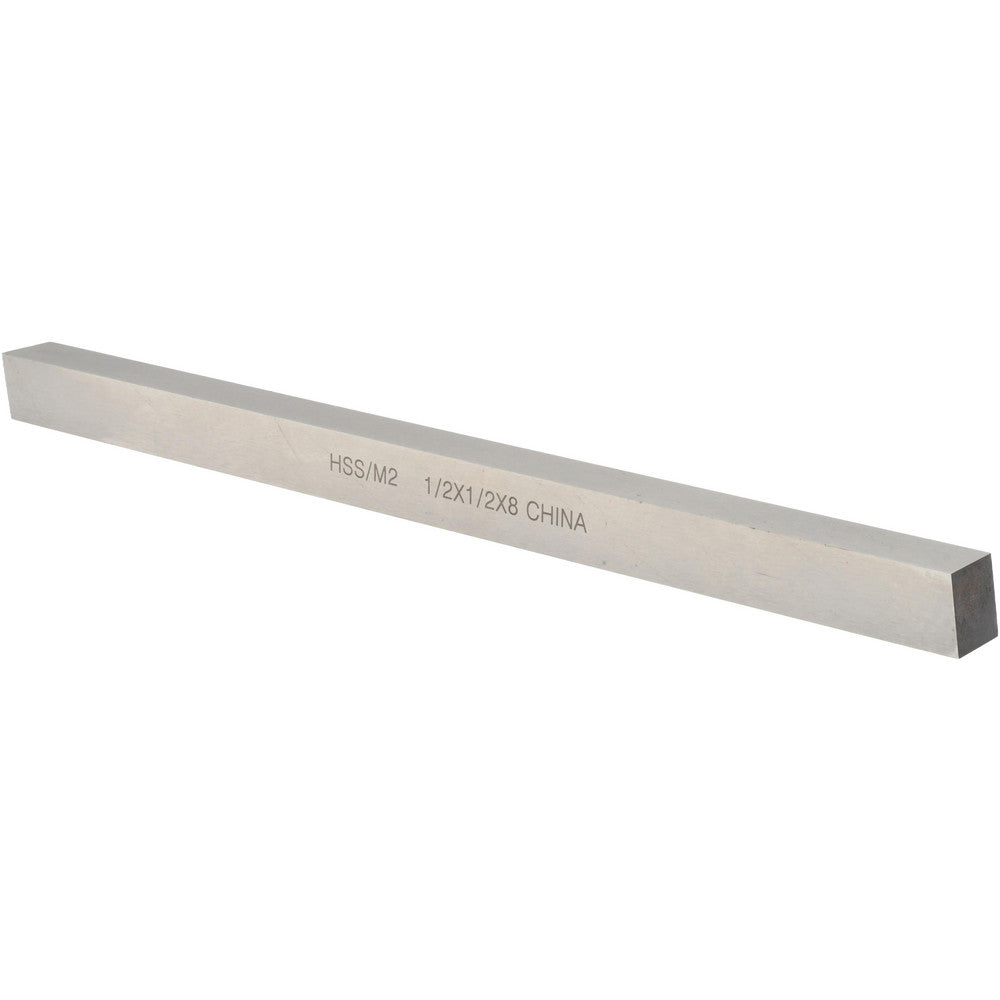 Value Collection 360-0115 Tool Bit Blank 1/2" Wide, 1/2" High, 8" OAL, M2 High Speed Steel, Square