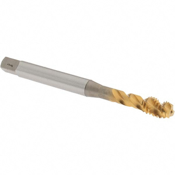 OSG 2330805 Spiral Flute Tap 5/16-18, UNC, 3 Flute, Modified Bottoming Chamfer, 2B Class of Fit, Vanadium High-Speed Steel, TiN Finish