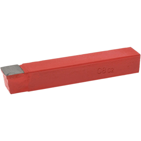 Value Collection 383-2042 Single-Point Tool Bit C-8, 1/2" Shank Height, 1/2" Shank Width, C2 Solid Carbide Tip, Neutral