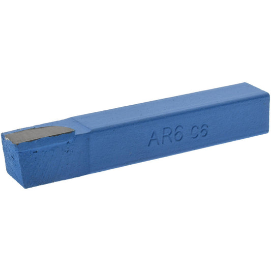 Value Collection 383-0036 Single-Point Tool Bit AR-6, 3/8" Shank Height, 3/8" Shank Width, C6 Solid Carbide Tip, Right Hand
