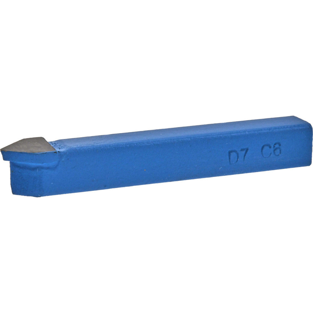 Value Collection 383-3046 Single-Point Tool Bit D-7, 7/16" Shank Height, 7/16" Shank Width, C6 Solid Carbide Tip, Neutral