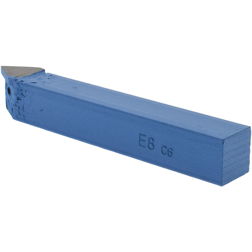 Value Collection 383-4046 Single-Point Tool Bit E-8, 1/2" Shank Height, 1/2" Shank Width, C6 Solid Carbide Tip, Neutral