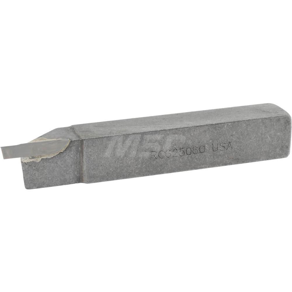 Accupro ACC-RC625060 Single Point Tool Bit 5/8'' Shank Width, 5/8'' Shank Height, Micrograin Solid Carbide Tipped, RH, RC, Cut-Off & Grooving