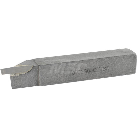 Accupro ACC-RC625060 Single Point Tool Bit 5/8'' Shank Width, 5/8'' Shank Height, Micrograin Solid Carbide Tipped, RH, RC, Cut-Off & Grooving