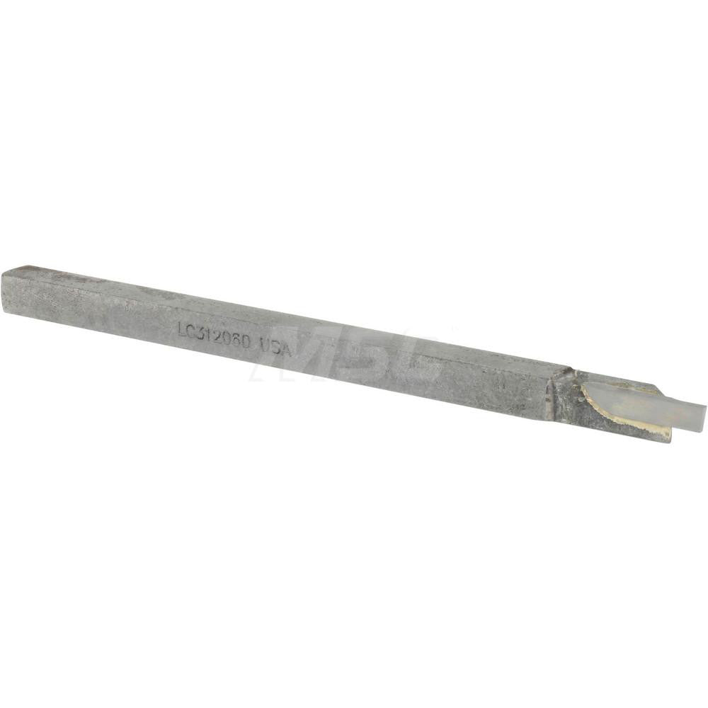 Accupro ACC-LC312060 Single Point Tool Bit 5/16'' Shank Width, 5/16'' Shank Height, Solid Carbide Tipped, LH, LC, Cut-Off & Grooving