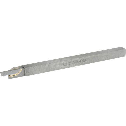 Accupro ACC-RC375080 Single Point Tool Bit 3/8'' Shank Width, 3/8'' Shank Height, Solid Carbide Tipped, RH, RC, Cut-Off & Grooving