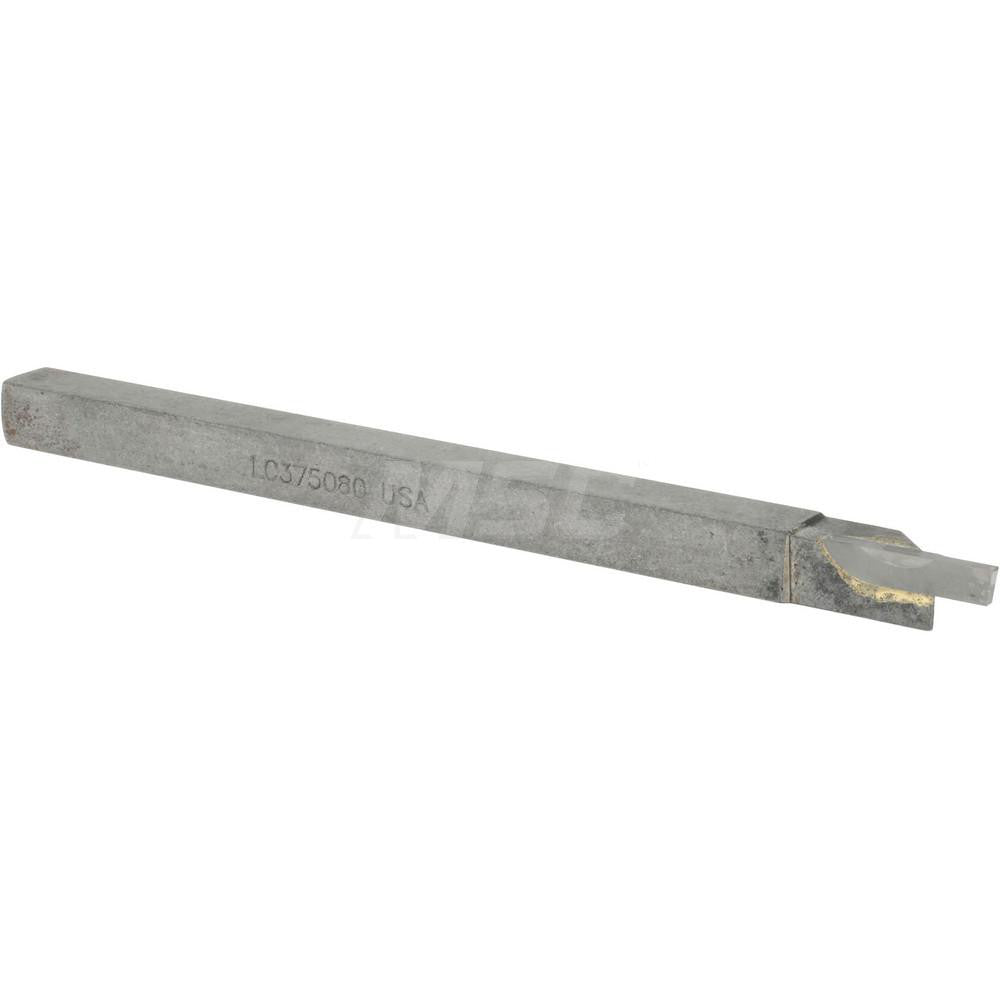 Accupro ACC-LC375080 Single Point Tool Bit 3/8'' Shank Width, 3/8'' Shank Height, Solid Carbide Tipped, LH, LC, Cut-Off & Grooving