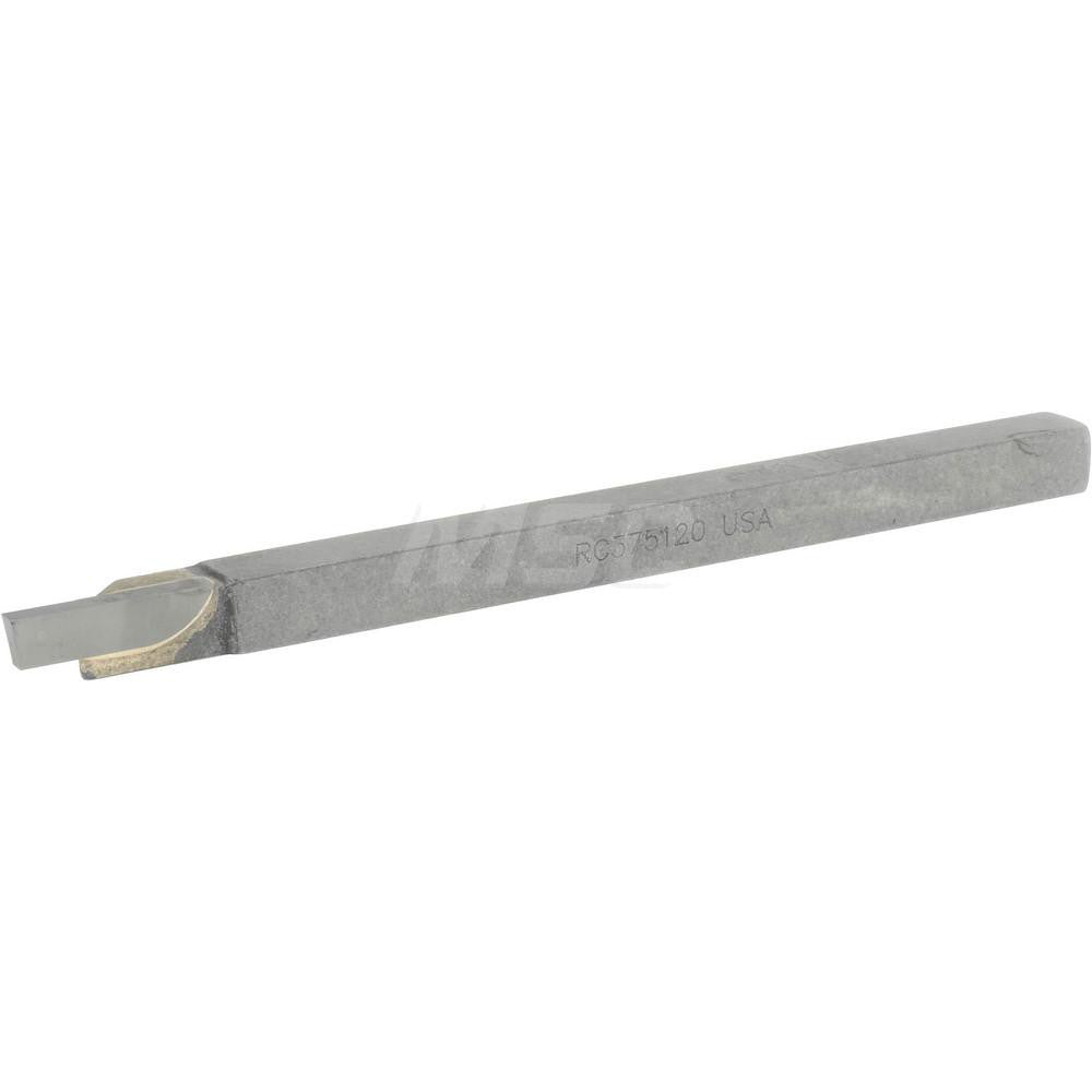 Accupro ACC-RC375120 Single Point Tool Bit 3/8'' Shank Width, 3/8'' Shank Height, Solid Carbide Tipped, RH, RC, Cut-Off & Grooving