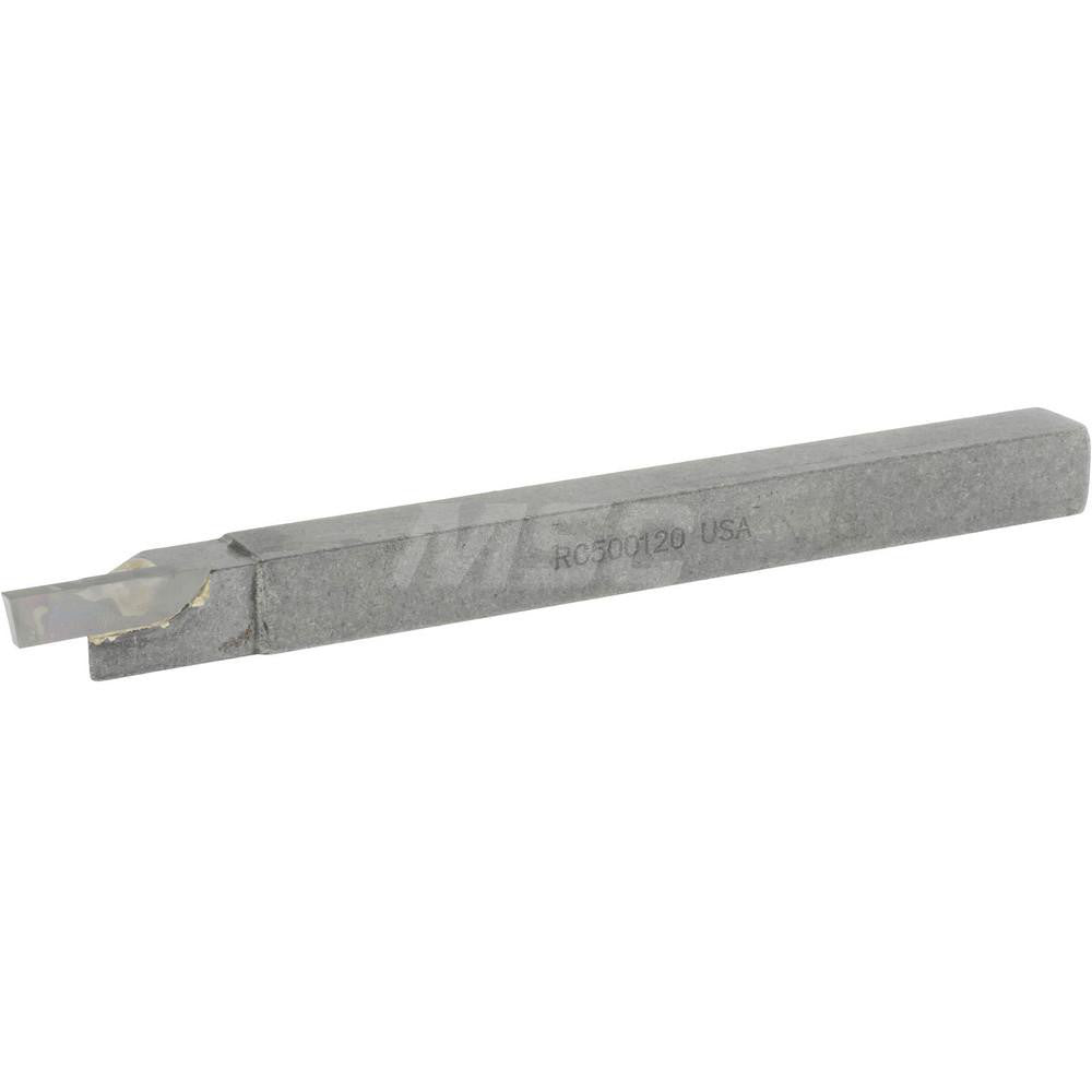 Accupro ACC-RC500120 Single Point Tool Bit 1/2'' Shank Width, 1/2'' Shank Height, Solid Carbide Tipped, RH, RC, Cut-Off & Grooving