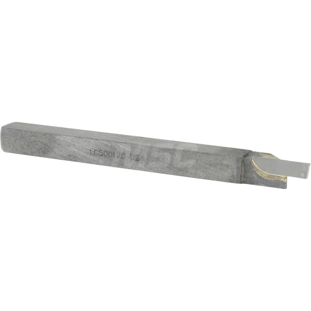 Accupro ACC-LC500120 Single Point Tool Bit 1/2'' Shank Width, 1/2'' Shank Height, Solid Carbide Tipped, LH, LC, Cut-Off & Grooving