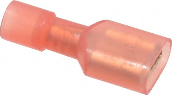 Ideal 83-9771 Wire Disconnect Female, Red, Vinyl, 22-18 AWG, 1/4" Tab Width
