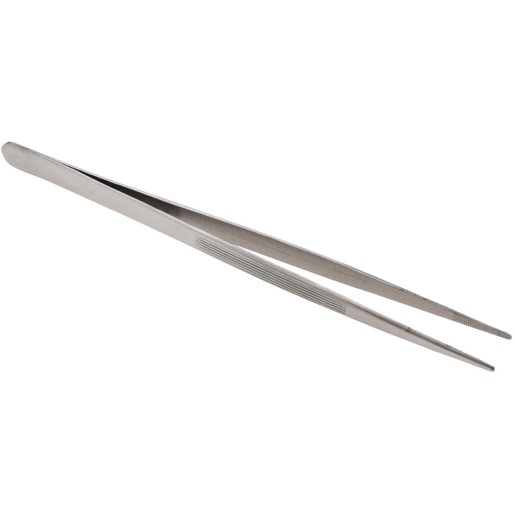 Value Collection 10158-SS Diamond Tweezer Broad Point Tip, 6-5/16" OAL