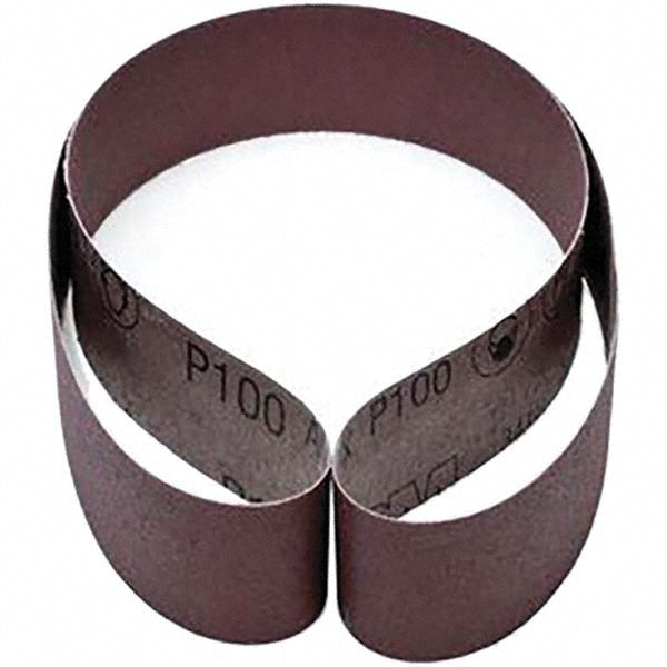 3M 7010361717 Abrasive Belt 2" Wide, 48" Long, 100 Grit, Aluminum Oxide