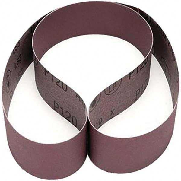 3M 7010326162 Abrasive Belt 2" Wide, 48" Long, 120 Grit, Aluminum Oxide