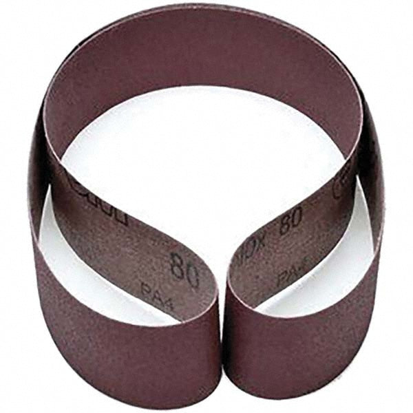 3M 7000118793 Abrasive Belt 2" Wide, 48" Long, 80 Grit, Aluminum Oxide