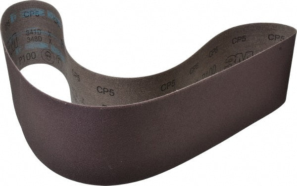 3M 7010516007 Abrasive Belt 4" Wide, 48" Long, 100 Grit, Aluminum Oxide