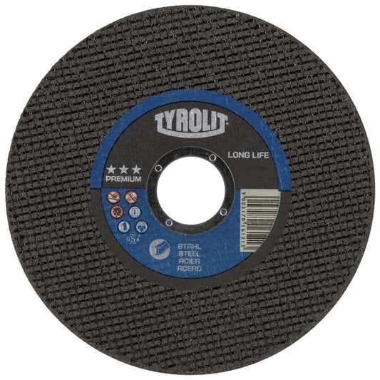 Radiac Abrasives 34332941 Cut-Off Wheel  Type 1,  4-1/2" Dia, 0.040" Thick, 7/8" Hole,  Ceramic