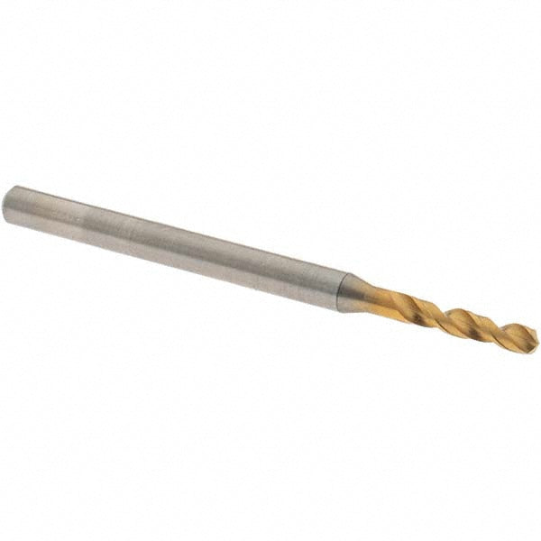 OSG 8595204 Screw Machine Length Drill Bit 2.04 mm (0.0803) Dia, 130 deg, Vanadium High Speed Steel
