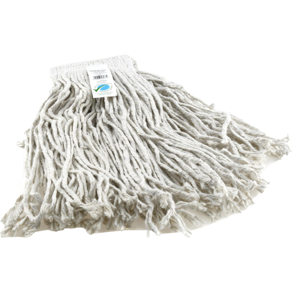 Pro-Source 02714160 Wet Mop Cut Clamp Jaw, Medium, White Mop, Cotton