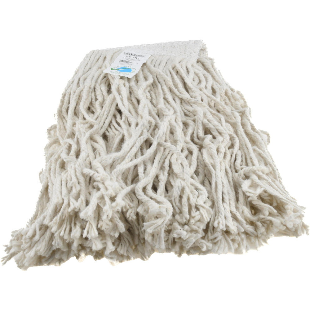Pro-Source 02714178 Wet Mop Cut Clamp Jaw, Large, White Mop, Cotton