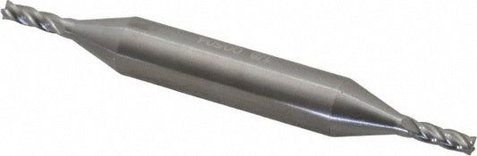 OSG 444-1250 Square End Mill 1/8'' Dia, 3/8'' LOC, 3/8'' Shank Dia, 3'' OAL, 4 Flutes, Solid Carbide