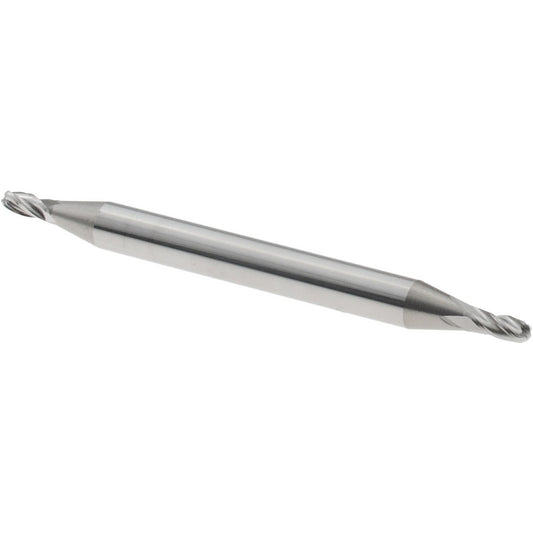 OSG 424-0625-BN Ball End Mill 1/16" Dia, 1/8" LOC, 4 Flute, Solid Carbide