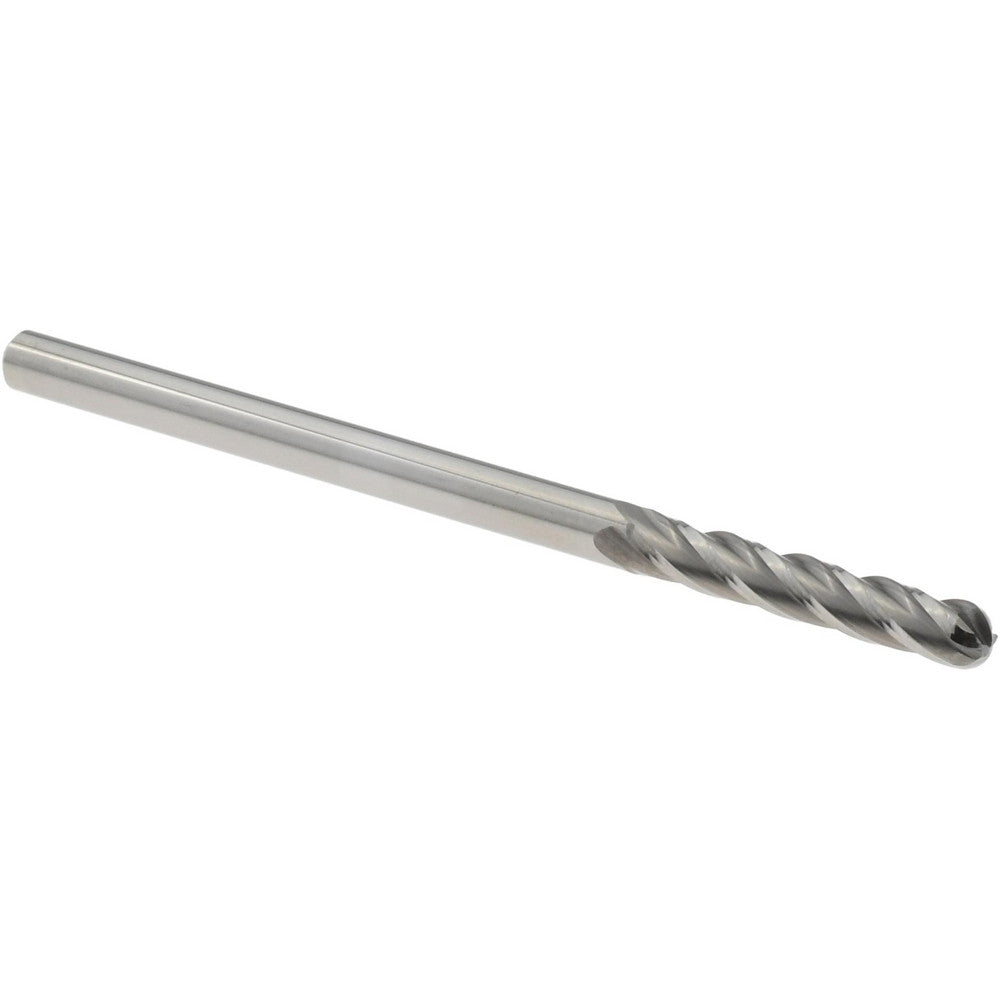 OSG 464-1250-BN Ball End Mill 1/8" Dia, 3/4" LOC, 4 Flute, Solid Carbide