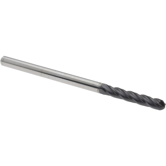 OSG 464-1250-BN11 Ball End Mill 1/8" Dia, 3/4" LOC, 4 Flute, Solid Carbide