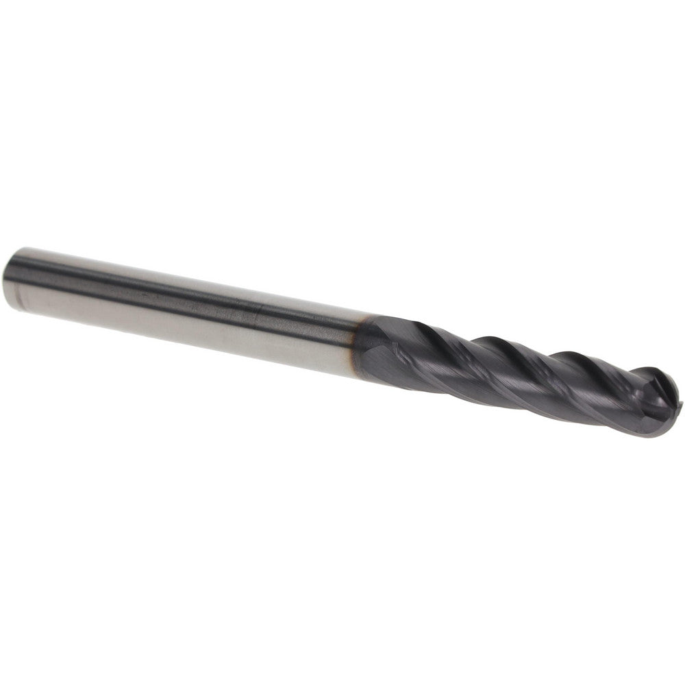 OSG 464-2500-BN11 Ball End Mill 1/4" Dia, 1-1/8" LOC, 4 Flute, Solid Carbide