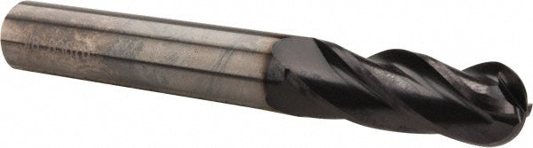 OSG 464-3750-BN11 Ball End Mill 0.375" Dia, 1.125" LOC, 4 Flute, Solid Carbide