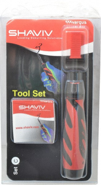 Shaviv 155-90062 Hand Deburring Tool Set 4 Pc, High Speed Steel
