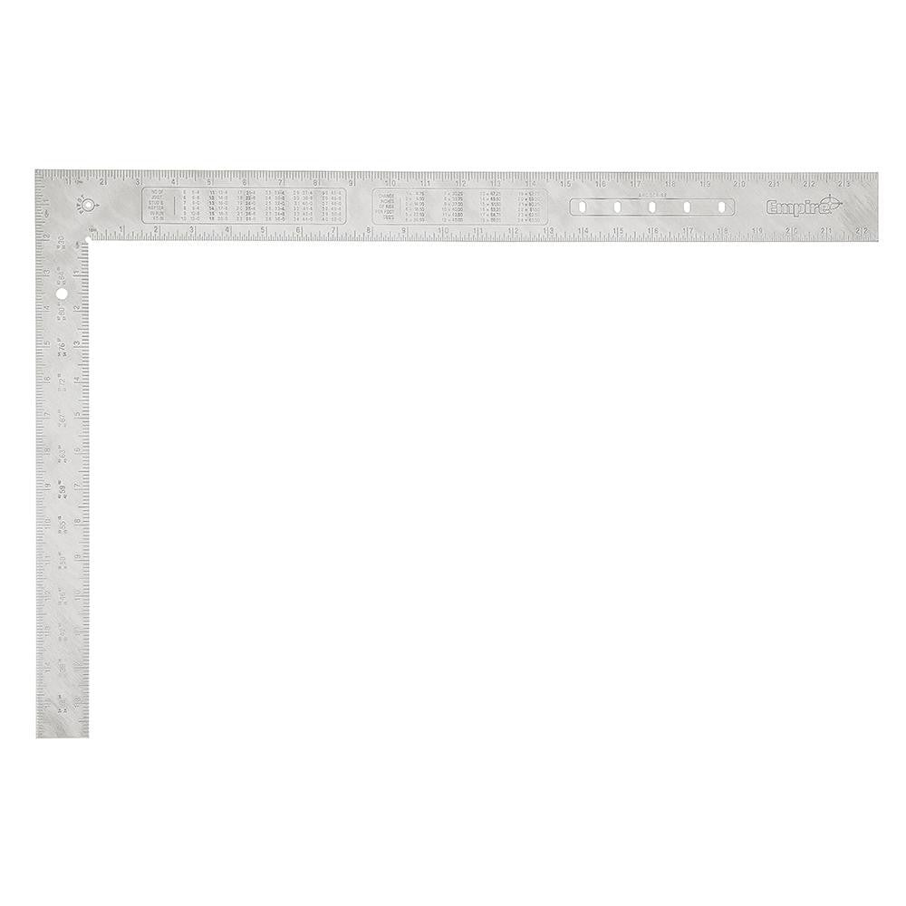 Empire Level 1140 24" Blade Length x 2" Blade Width, 16" Base Length x 1-1/2" Base Width Aluminum Square