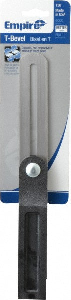 Empire Level 130 9" Blade Length x 1-1/8" Blade Width, 1-1/8" Base Width Plastic (Handle) & Stainless Steel Square